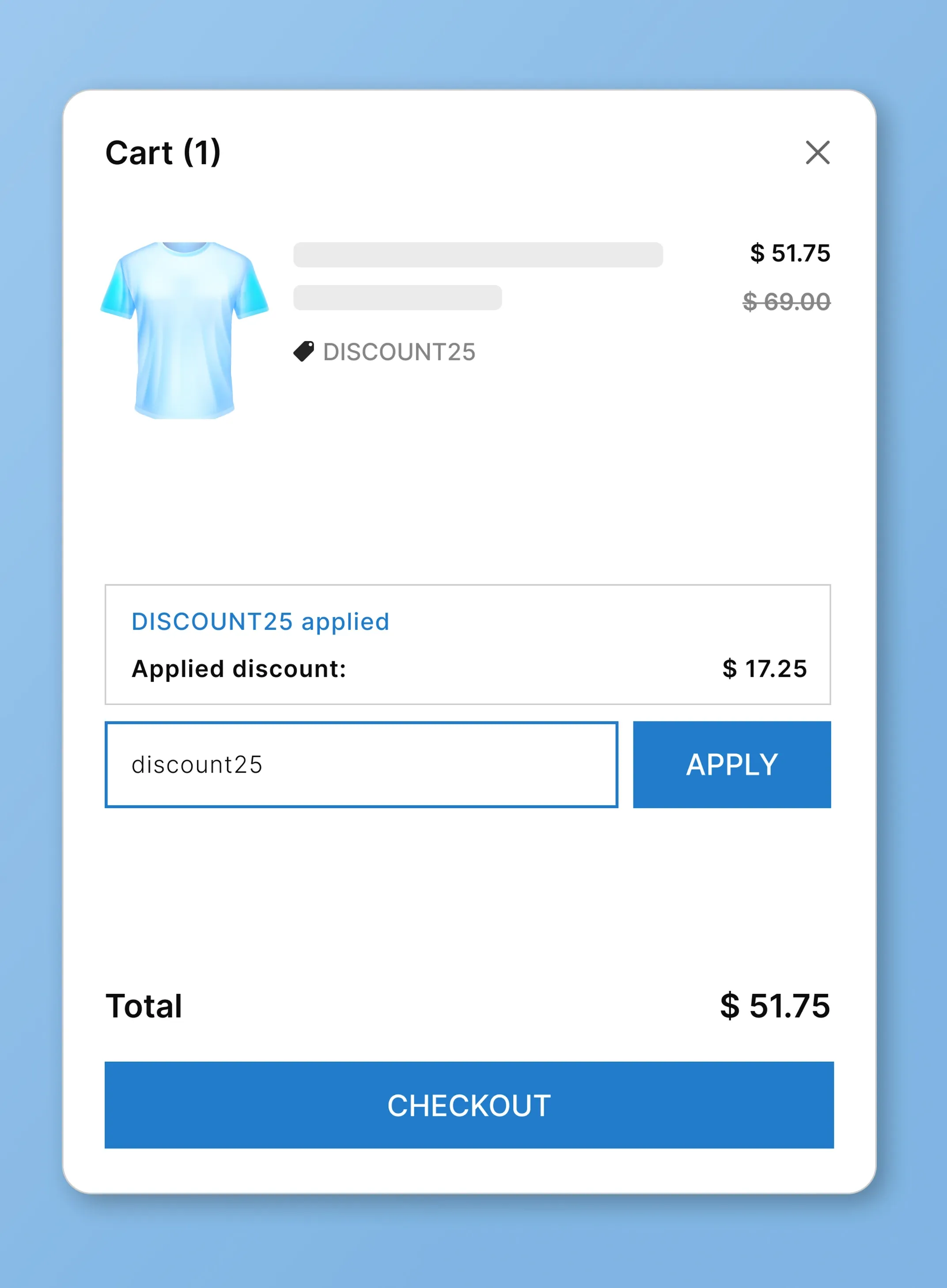 Apply Discount Codes before the Shopify Checkout