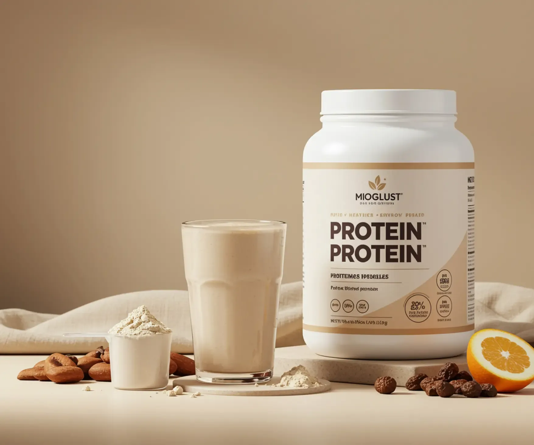 Shopify website design for protein brands