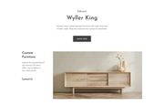 Example of online furniture store using Shopify