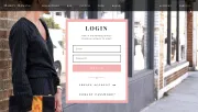 Maison kemang Shopify login form branded design