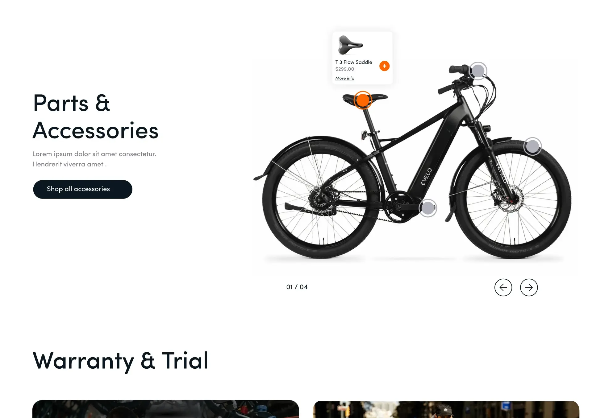 Click to see image: Evelo Products Slider