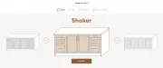 Shop your kitchen cabinets by styles with Shopify